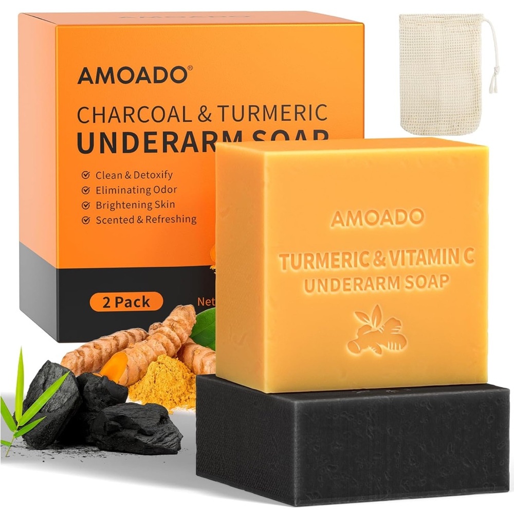 Turmeric & Charcoal Underarm Detox Soap: